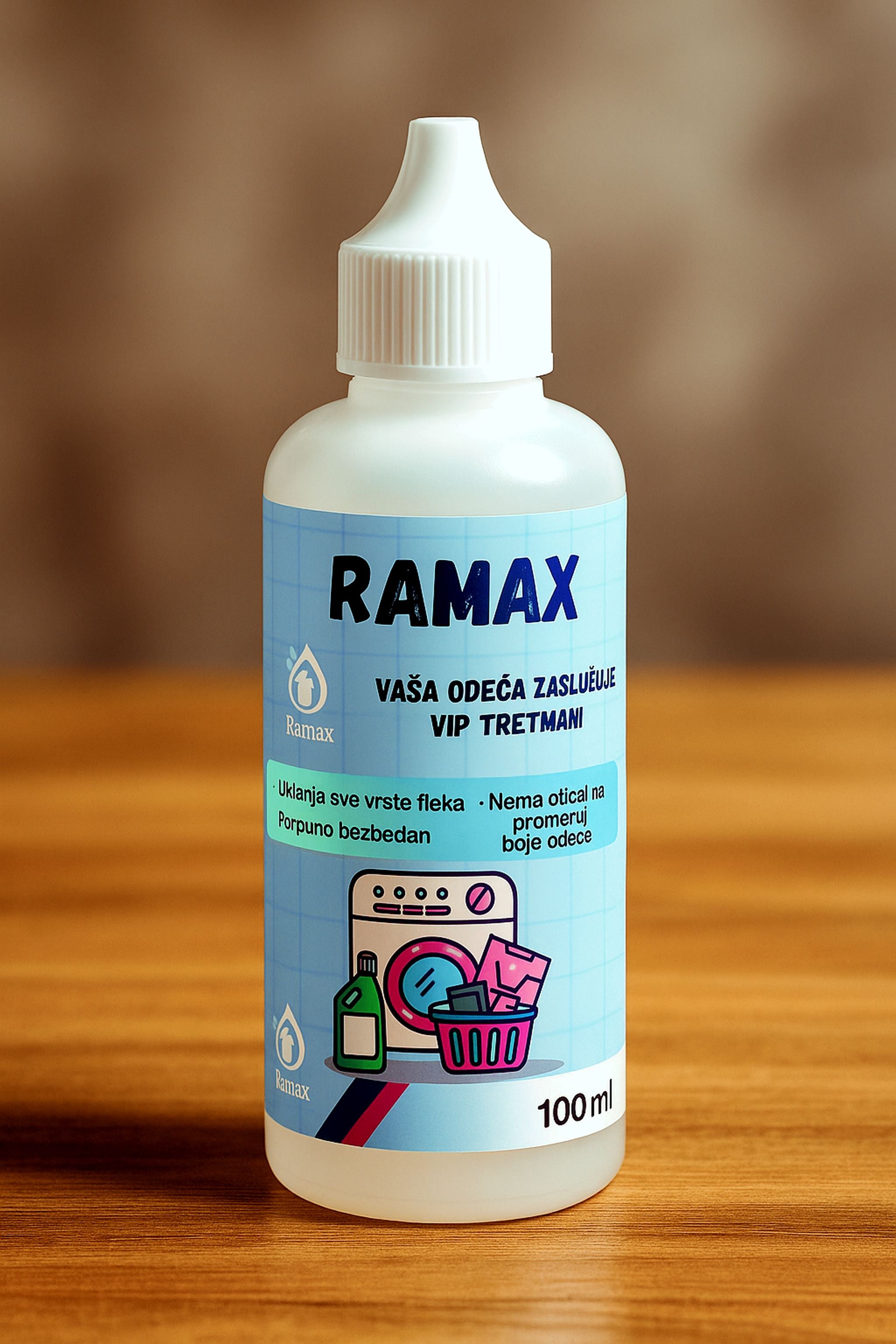 🧼 RAMAX – Profesionalno Sredstvo za Uklanjanje Fleka (100ml)